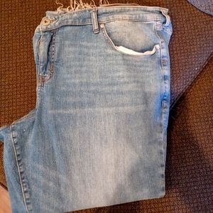 Disney x Torrid cropped boyfriend jeans